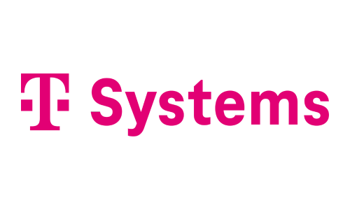 Abbildung des Logos der Firma T-Systems, Partner auf dem Event Industrial Metaverse Conference